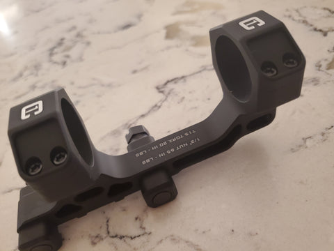 Badger Ordnance Condition One Modular Mount - 30MM 1.70" (Lower 1/3rd Height) Black
