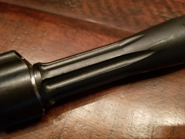 V7 WEAPON SYSTEMS 300 BLACKOUT STAINLESS MATCH BARREL 8.25" - Fluted with Black Cerakote